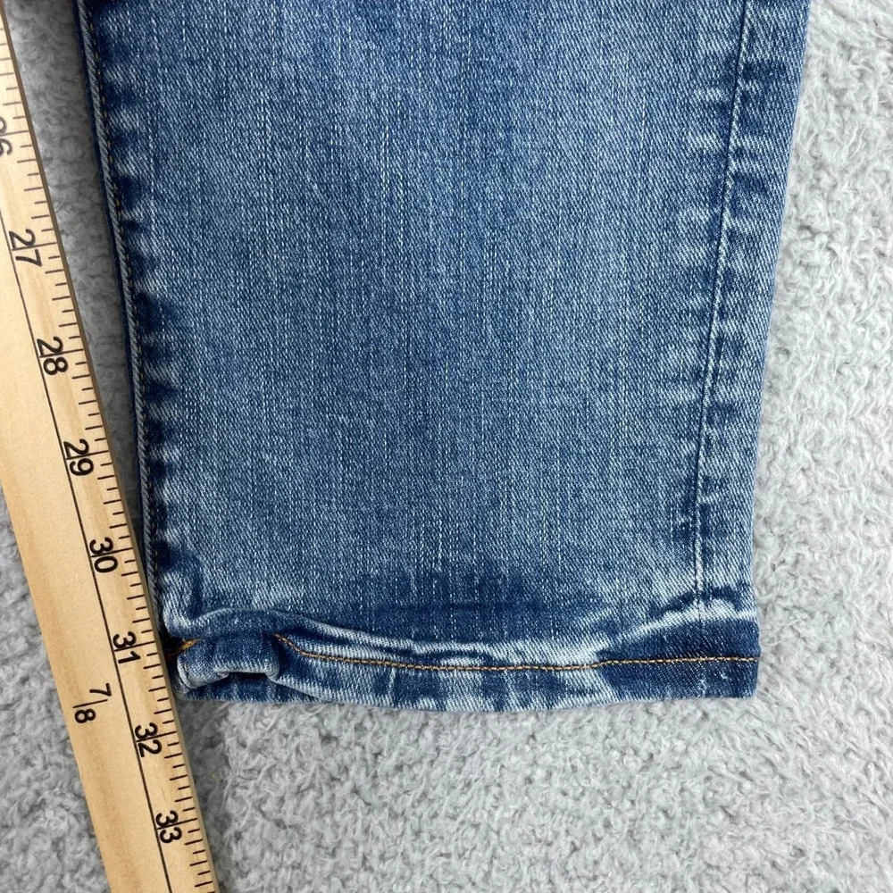 American Eagle Jeans Mens 34x34 Blue Athletic Fit Distressed Stretch Airflex NEW